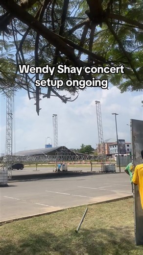 Wendy Shay concert Setup ongoing #viral #fpyシ #wendyshay #accra #westhillsmall