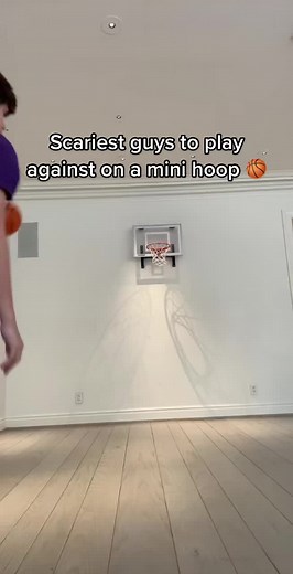 ESPECIALLY WHEN U HAVE SOCKS ON BRO #FYP #fypシ #viral #basketball #minihoop #followers #socks #dribble