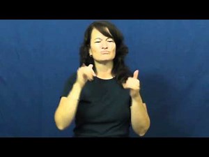 Watch how to sign 'whimsey' in American Sign Language.