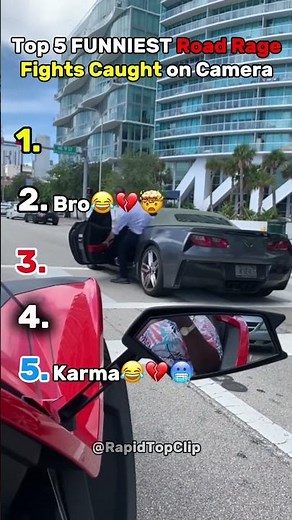 Top 5 FUNNIEST Road Rage Fights Caught on Camera