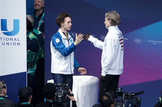 Mikhail Shaidorov reveals what Ilia Malinin told him after winning Olympic gold