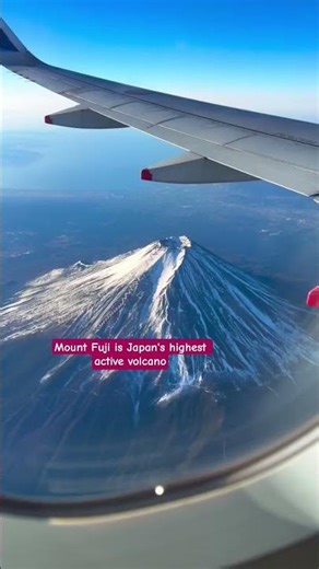 Mount Fuji (Fujisan) is Japan's highest active volcano