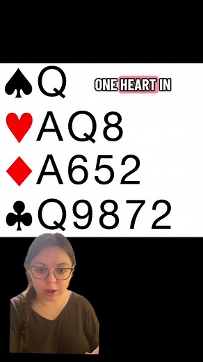 15K views · 95 reactions | Here’s my take on the hand from yesterday! Do you agree?? #bridge #happybridging #bidding #problem #solution | BridgeBabe530 | Facebook