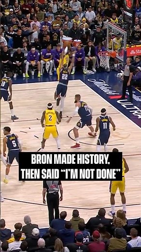 LeBron James: The most field goals made in NBA regular season HISTORY 👑 #NBA #NBAHistory