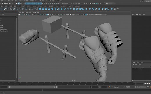 Maya中好用的收缩包裹命令