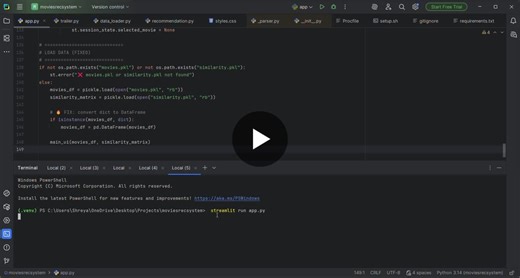 #manipaluniversityjaipur #manipal #aiml #machinelearning #recommendationsystem #knn #python #ai #datascience #mlprojects #streamlit #studentdeveloper #internshipready | Shreya Tiwari