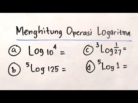 1. Contoh Soal Menentukan Nilai LOGARITMA | Matematika SMA