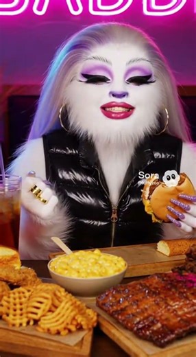 Yeti baddie side boo tea/ muck bang 🤭🍔🍟 #viral #funny #fypシ
