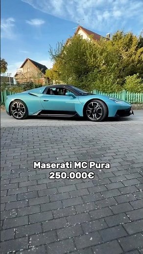 ⬆️Maserati MC Pura front axle lift feature!