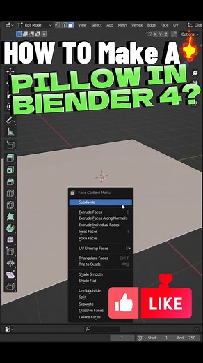 How To Make A Pillow in #BLENDER 4.0 #blender3d #3dart #3danimation #3dassets #motiongraphics #motioncomposition #render #compositing #motiondesign #animation #geometrynode #mograph #blender #blendertutorial #blender3d #geometrynodes #3dmodeling #3d #blenderbeginnertutorial #blender3dtutorial #blenderindonesia #blendertutorialhindi #blenderbasics #blenderguru | BlenderHub