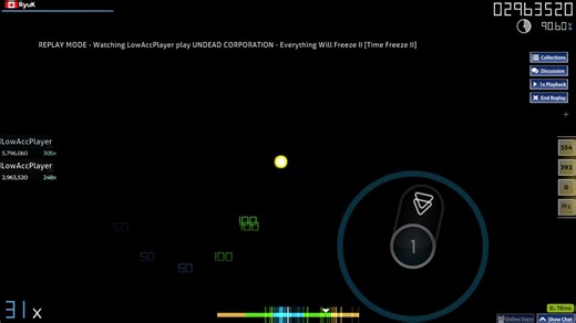 clean #osu #osugame #playosugame #undeadcorporation #metal #bangers #everythingwillfreeze #osun