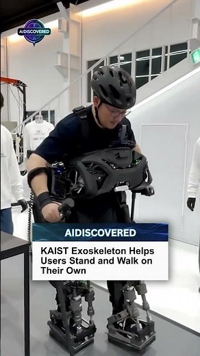 KAIST Exoskeleton Helps Users Stand and Walk on Their Own