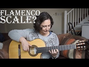 How to play a very common flamenco scale - phrygian mode on guitar ✔