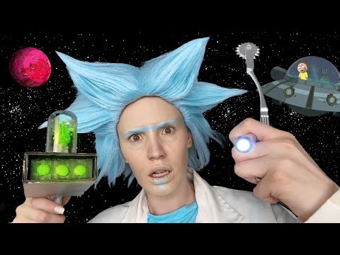 ASMR Rick gives you a Cranial Nerve Exam (you’re Morty) 🧠🥼🧪