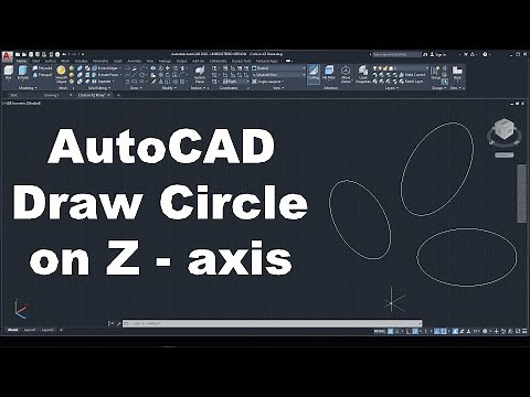 AutoCAD Draw Circle on Z Axis