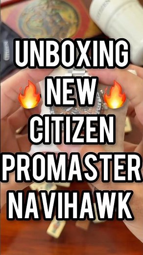Unboxing the New 🔥 Citizen Promaster NaviHawk! #citizen #citizenwatch