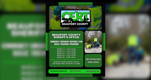 Registration opens for Beaufort County’s CERT basic training program