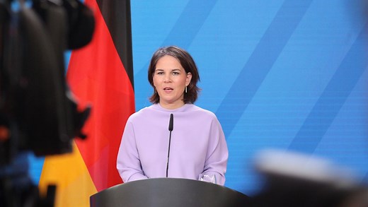 Außenministerin Baerbock zum russischen Angriff auf die Ukraine