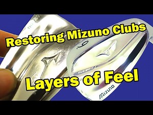 Golf Club Restoration - How to restore the chrome finish on a set of MIZUNO golf club irons