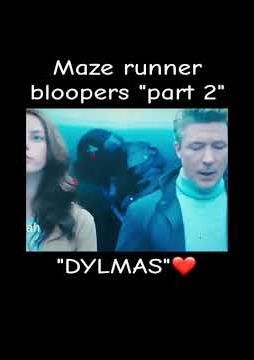 Maze runner bloopers part 2! #shortsfeed #bloopers #thomas #newt