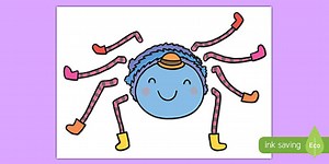 Incy Wincy Spider Split Pin