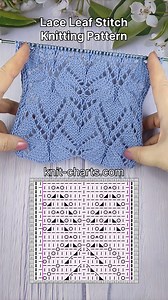 73K views · 757 reactions | https://knit-charts.com/knitting-stitch-patterns/item/lace-leaf-stitch-149.html Lace Leaf Stitch Knitting Pattern #knittingpattern #leavesstitches #knitting" | Free Knitting Patterns | Facebook