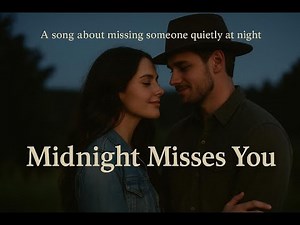 Midnight Misses You – 90s Style Country Love Song (Official Lyric Video) #countrymusic #countrylove