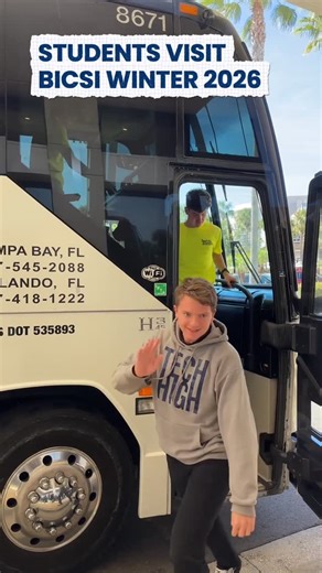 BICSI on Instagram: "The future of ICT showed up at #BICSIWinter2026 👏🎓 Students from Richard O. Jacobson Technical High School got hands-on – splicing fiber, connecting with #ICT mentors and industry leaders, exploring a dynamic exhibit hall, and putting their skills to the test in CSC Speed Challenges. Curious minds, real-world skills, and next-gen talent in action. This is how careers in ICT get sparked! ⚡️"