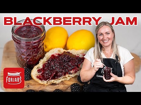 Homemade Blackberry Jam Canning Recipe