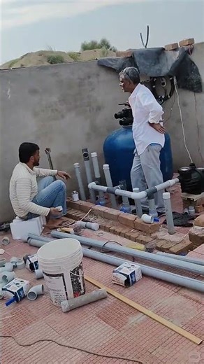 PVC water filter fitting swimming pool #plumbingtime #plumbing #pipelining