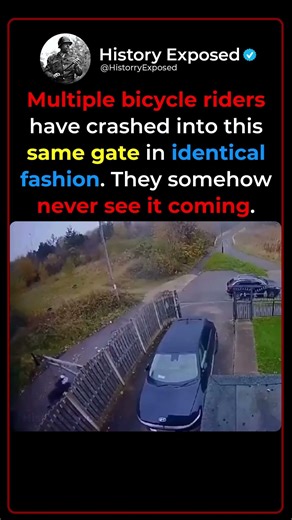 When Clueless Cyclists Keep Crashing Into This Gate 🚴‍♂️💥