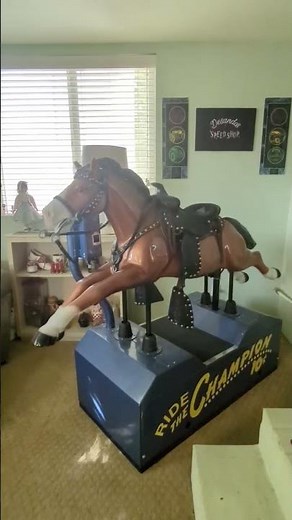 Vintage 1952 Champion Coin Op Horse Ride For Sale