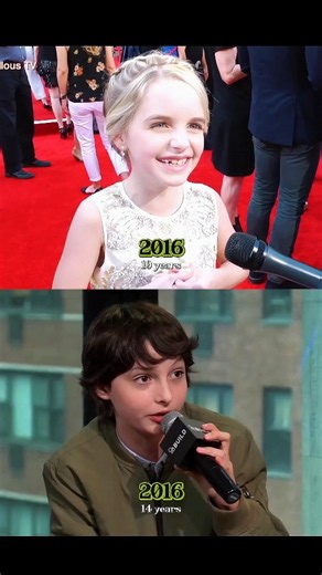 Evolution of mckenna grace & Finn wolfhard #mckennagrace #finnwolfhard