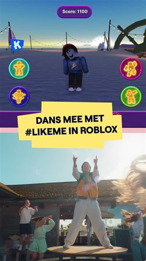 Discover the new dance game in Mia's world on ROBLOX! 💃 #ketnetopvrtmax