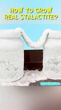 From Kitchen to Cave: Make Your Own Salt Stalactites! #science #stalactites #homelab