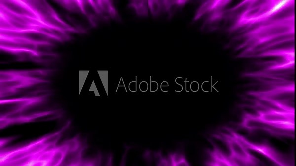 Glowing purple fire ring animation with abstract energy flames creating a dynamic burning vortex effect