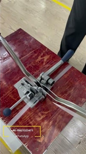 PP strapping combination tool with 2 types of 13 only and another 16 19 mm width
