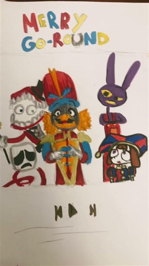 The merry go round art🎠