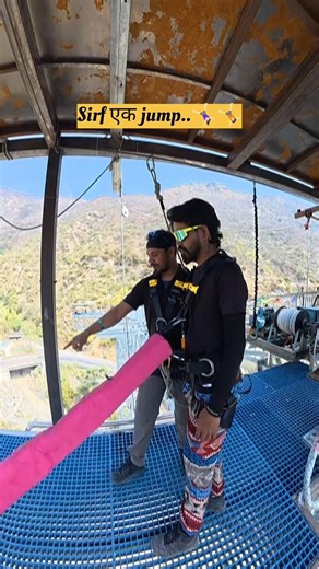 Sirf ek jump... #adventuresports #rishikesh