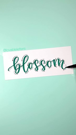 Freebie Library of Single Word Templates | Lettering Basics Worksheet