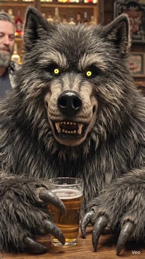 werewolf walks into a bar... #funny #joke #dadjokes