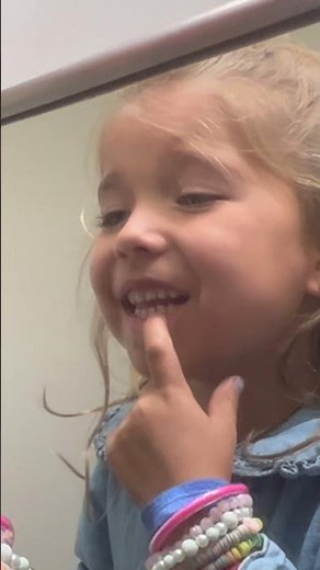 SHE PULLED OUT HER TOOTH!