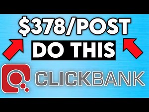 Earn $378.00 Promoting Clickbank Products FREE | Clickbank Tutorial Beginners