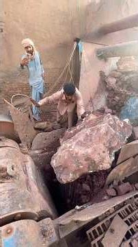 Giant Rock vs Crusher Machine 💥 Extreme Stone Crushing Process (Satisfying)