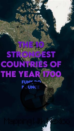 The 10 strongest countries of the year 1700