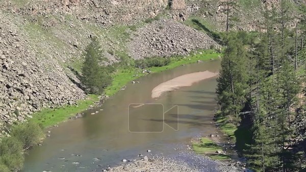 Lake Khovsgol lies in northern Mongolia with forested shores and bright freshwater clarity. Remote alpine basin forms tranquil scenery, presenting cool water expansive mountain wilderness. khovsgol, lake, mongolia, water, shoreline Stock Video Footage - Alamy