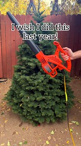 43K views · 133 reactions |  Use a leaf blower to clean out your tree before bringing inside! #Christmas #christmastree #christmasdecor #trees This original video was produced by Network Media, LLC and Jeff & Lauren Productions. | Home Hacks & Easy Snacks | Facebook