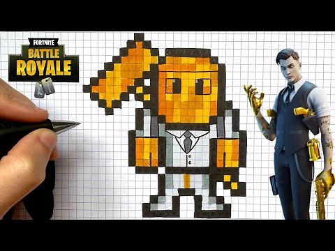 TUTO PIXEL ART - SKIN MIDAS FORTNITE