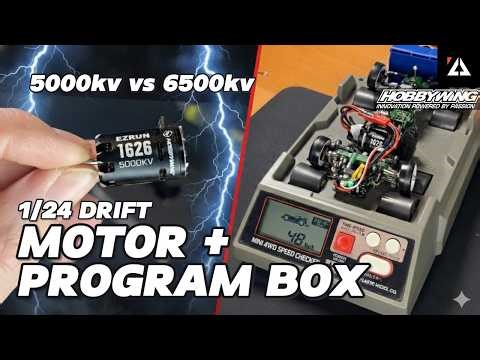 Hobbywing Multifunction Program Box and Motor Comparison