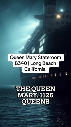 Queen Mary Stateroom B340 | Long Beach California 33.7528° N, 118.1897° W. Long Beach, California. Haunted coordinates Haunted locations Dark tourism Paranormal locations Haunted hotels Queen Mary haunted Long Beach haunted #HauntedLocations #Paranormal #DarkTourism #HauntedHotels #CaliforniaHaunted